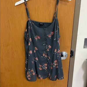 Floral Button-Down Women’s Top